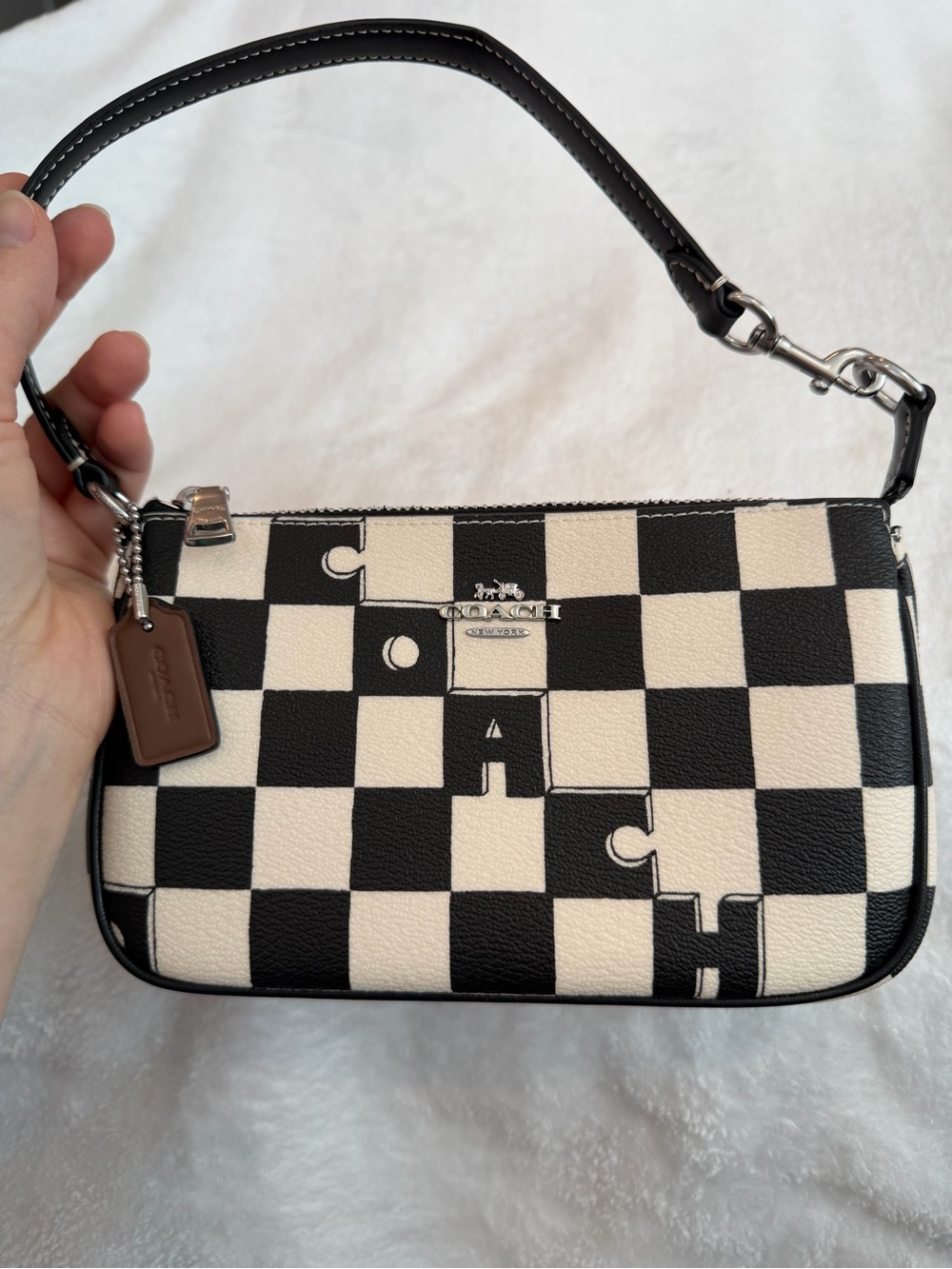 Coach Nolita 19 Checkered Mini Bag